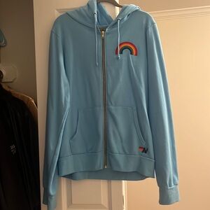 COPY - RARE AVIATOR NATION RAINBOW HOODIE
